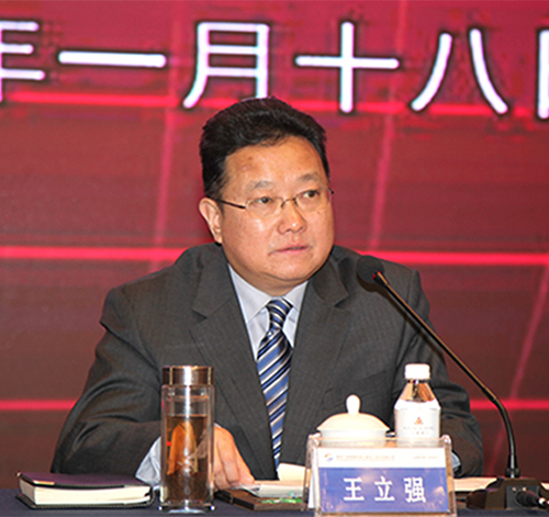 公司党委书记、董事长王立强发表讲话